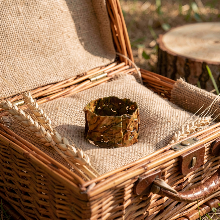 Bracelet FRIPER Feuille de Blettes Stabilisé Aimanté