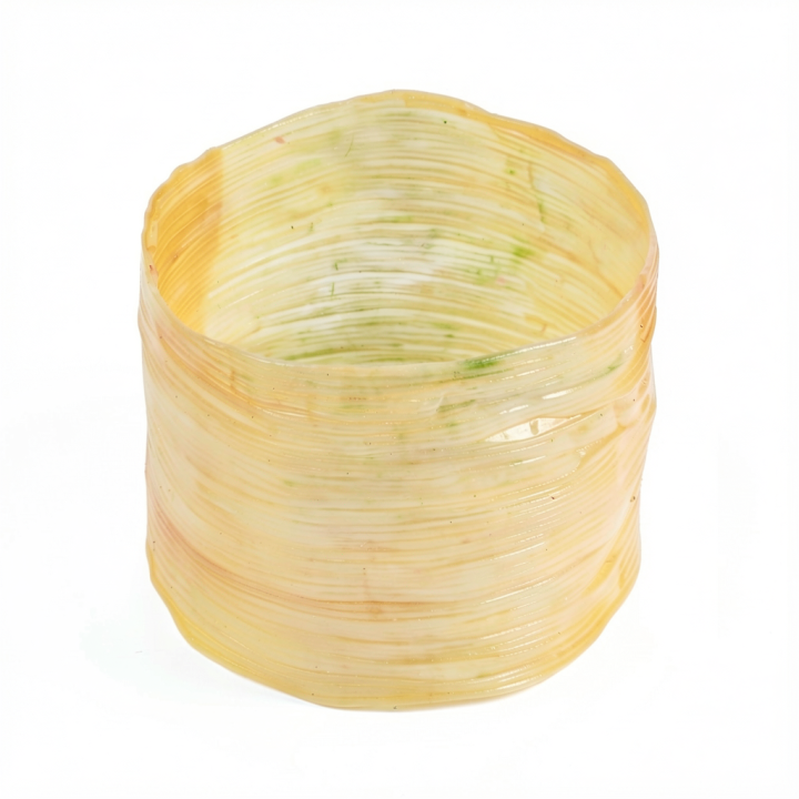 Bracelet Manchette ALTHÉA Blanc de Poireau Stabilisé