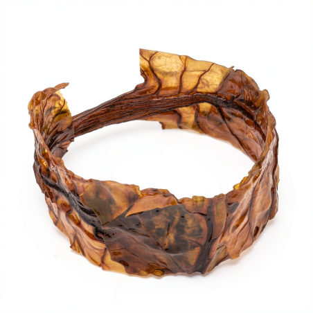 Bracelet MITENA Ruban Feuille de Blette Stabilisé
