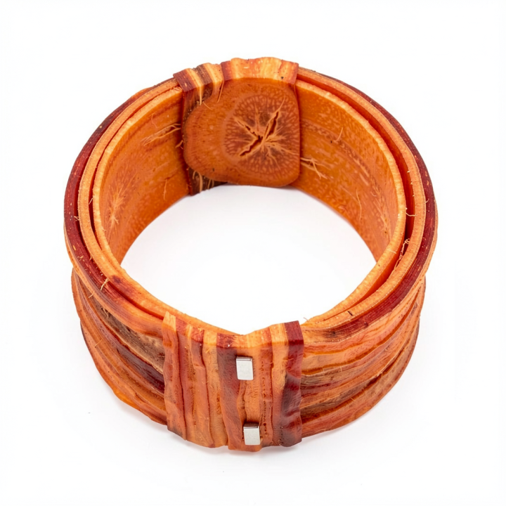 Bracelet TERRE DE FEU Carotte orange et rouge Stabilisés pour bras