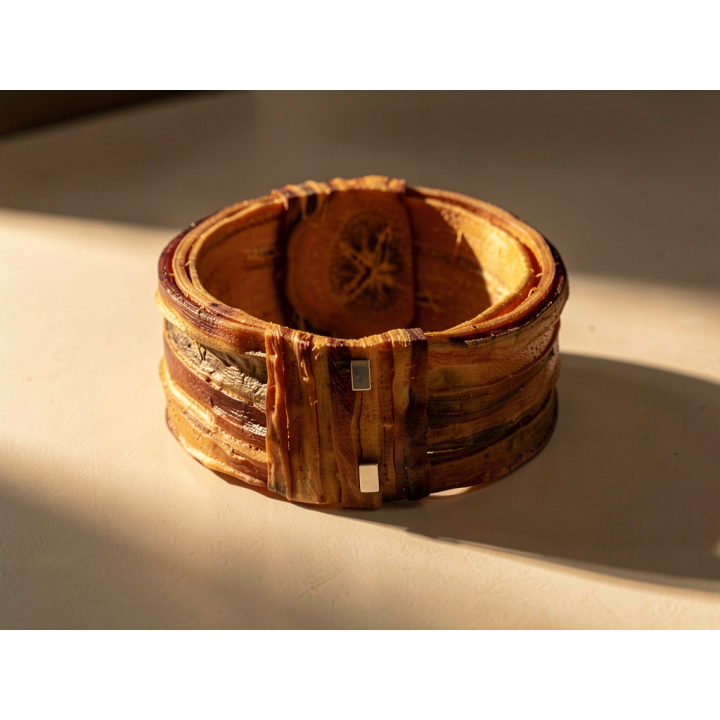 Bracelet TERRE DE FEU Carotte orange et rouge Stabilisés pour bras