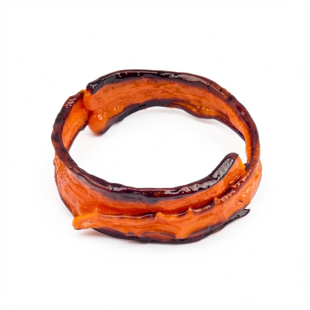 Bracelet TIKAN Carotte bi couleur Orange et prune Stabilisé