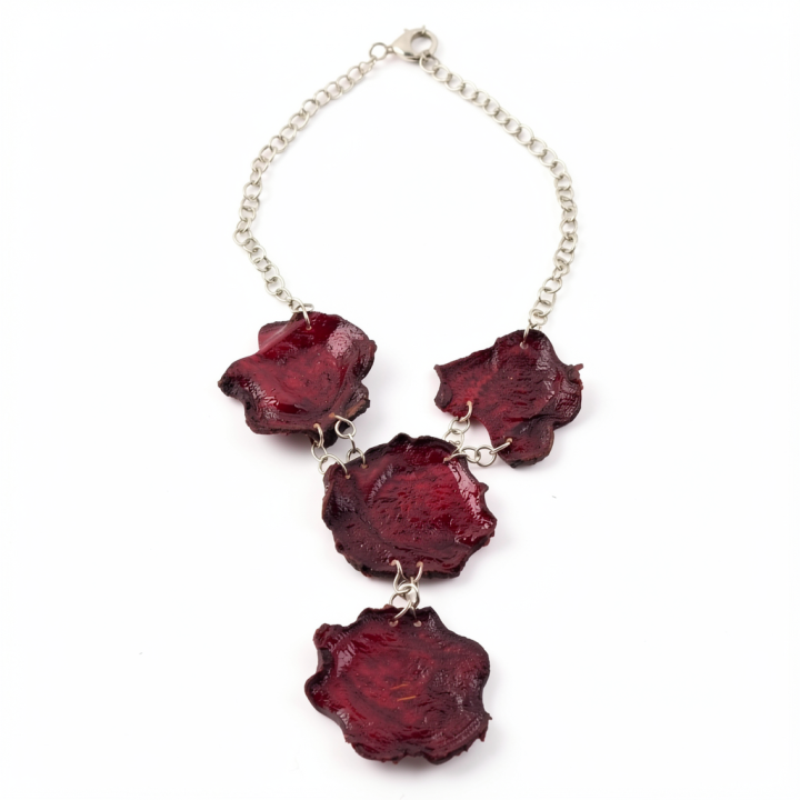 Collier Plongeant RACINE POURPRE Chips de betterave rouge Stabilisé