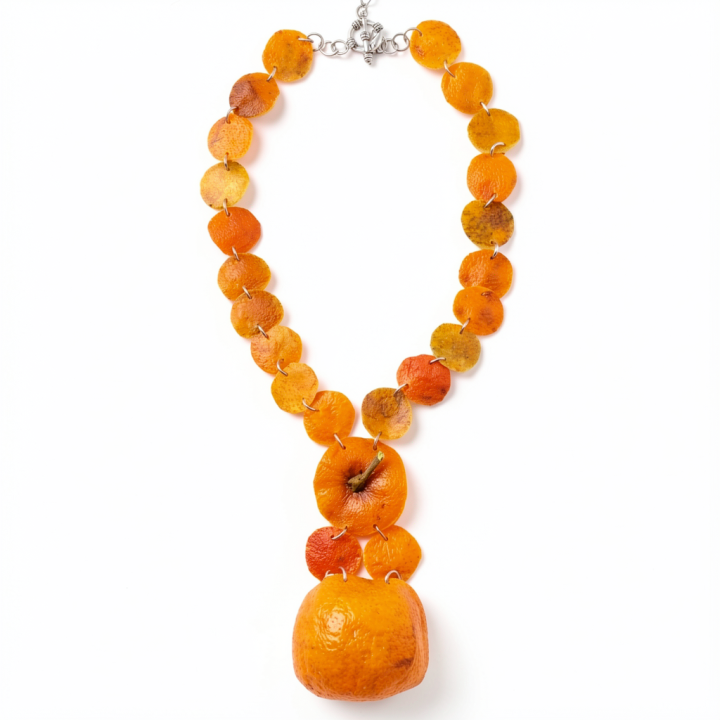 Collier SOLAYA Clémentines Stabilisés recto-verso