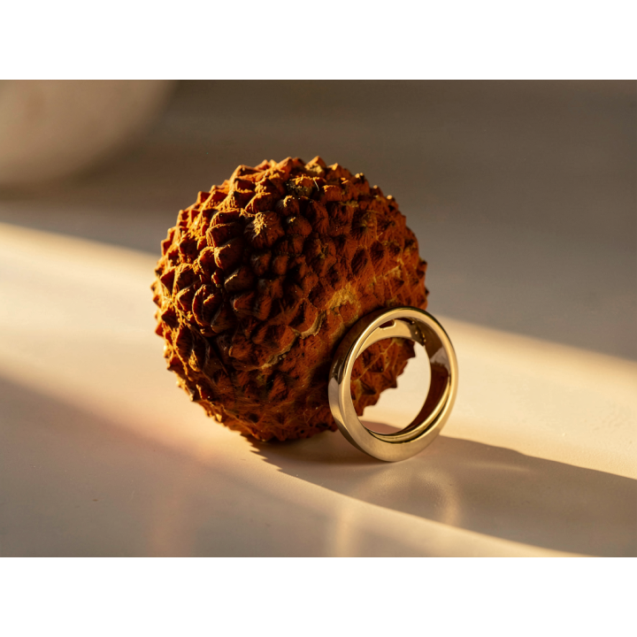 Bague YEMA Litchi Stabilisé