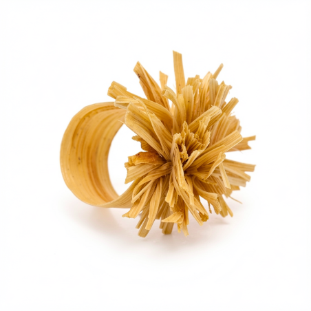 Bague CALYSSA feuille de Maïs Stabilisé