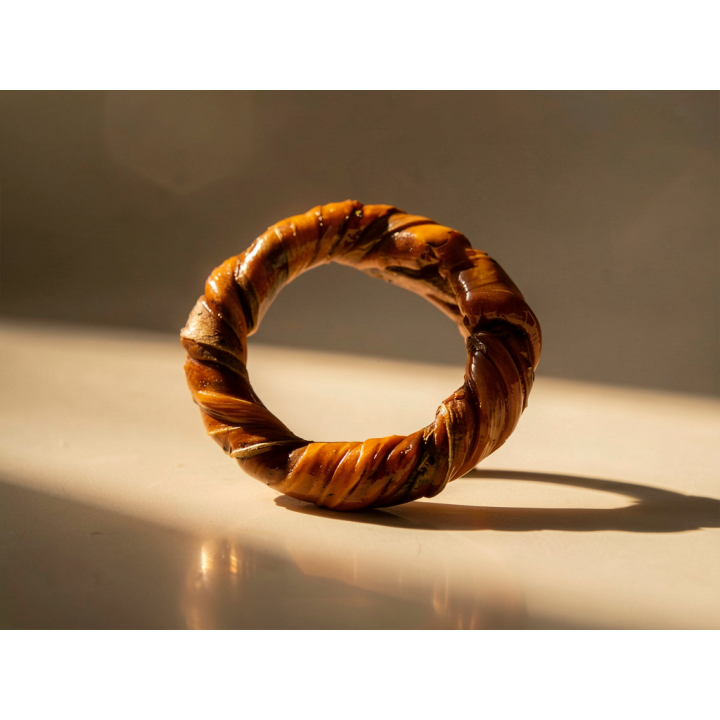 Bague EVIE Anneau torsadé de Carotte Vieilli Stabilisé