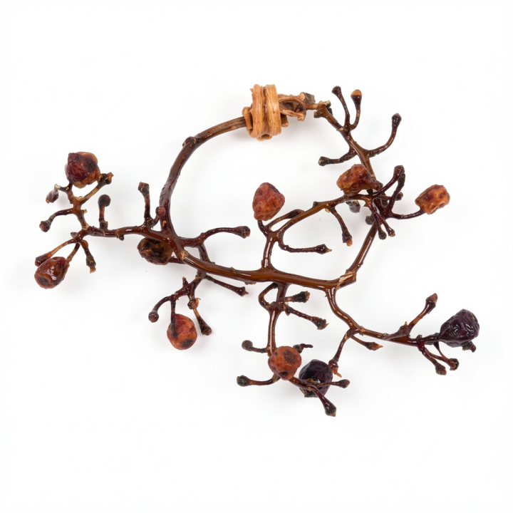 Bracelet ENVOLÉE Raisin vieilli et ses perles de Carottes Stabilisés