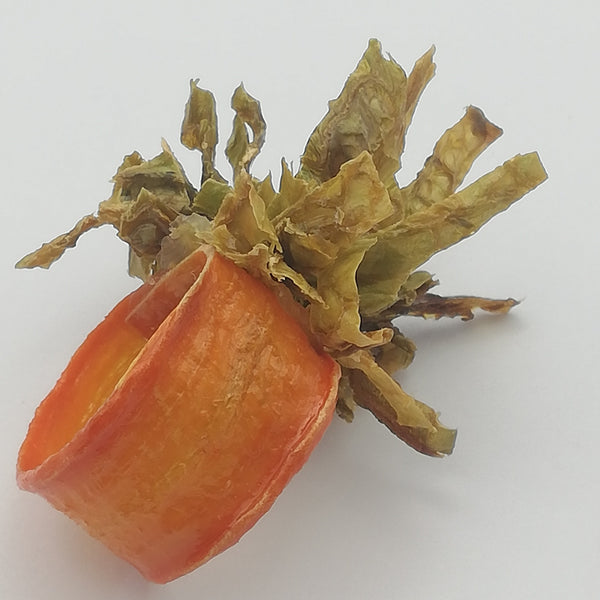 Bague Carotte Orange et pompon de Chou vert