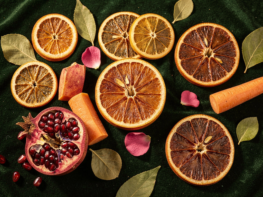 Création de nos accessoires de mode en fruits et légumes stabilisés